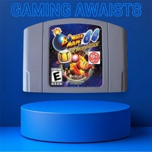 Bomberman 64: The Second Attack - Gray Cartridge